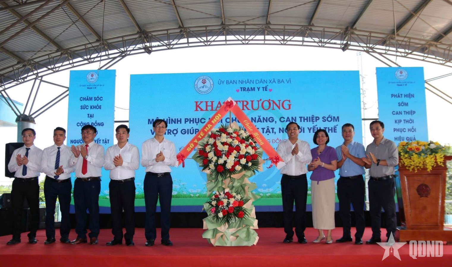 Xã Ba Vì: Khai trương mô hình phục hồi chức năng, can thiệp sớm và trợ giúp người khuyết tật, người yếu thế